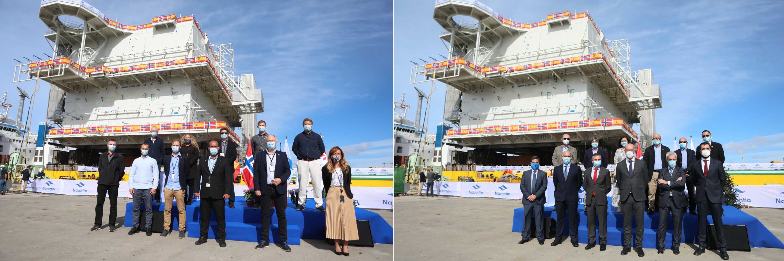 Entrega módulo subestación eléctrica a Aibel y Equinor - foto asistentes