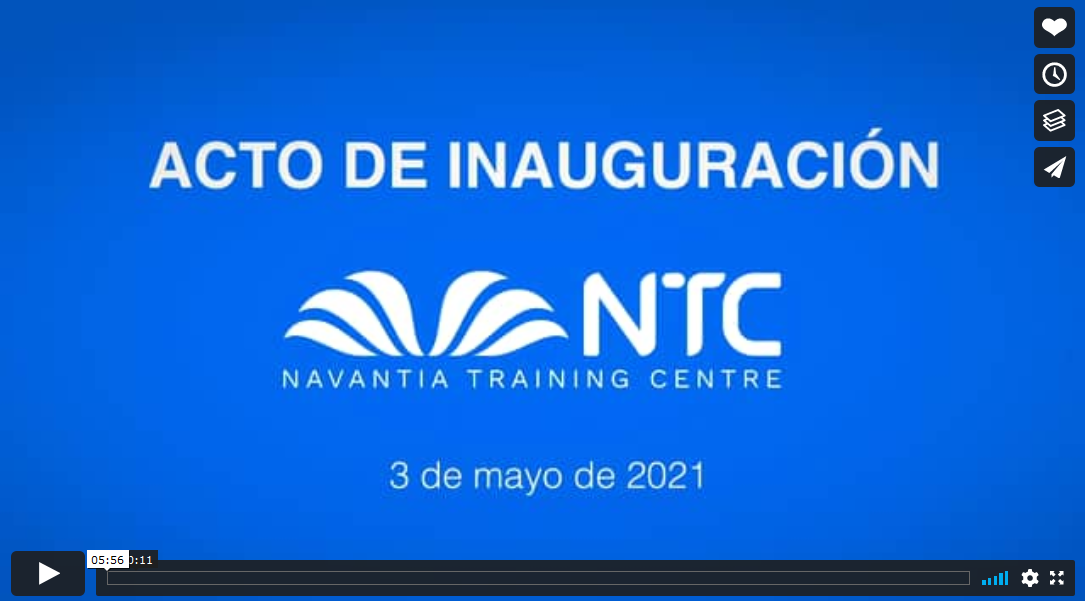 Acto de inauguración del Navantia Training Center